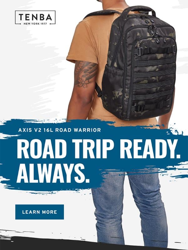 Road trip season meets its match: Tenba RoadWarrior email from Tenba