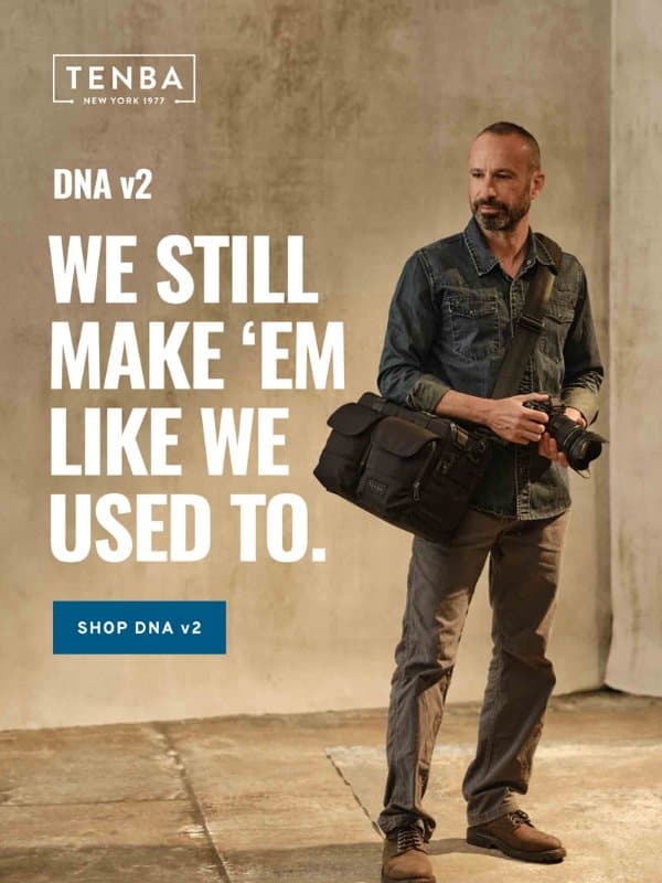 Why working photographers are reaching for DNA v2 email from Tenba