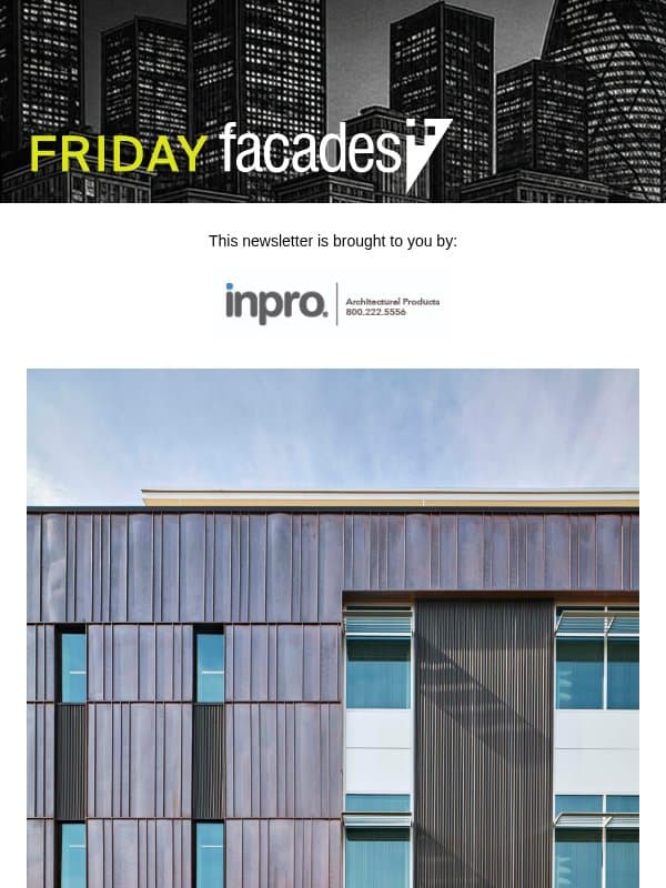 Facades+: Lake Flato and SWBR clad folded copper on Cornell University’s Atkinson Hall email from The Architect's Newspaper