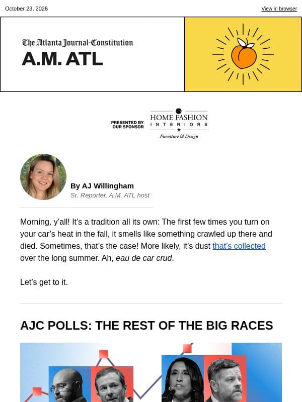 A.M. ATL: Wait, there’s more email from The Atlanta Journal-Constitution
