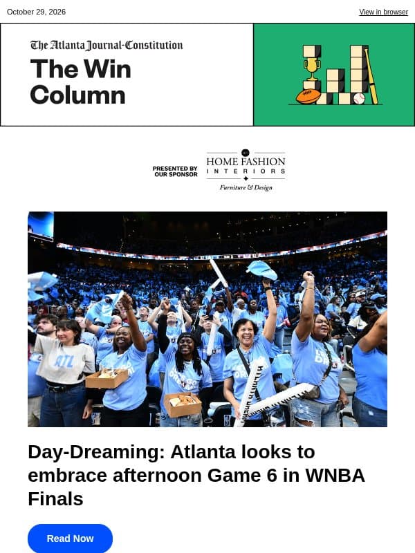 Lunch date with the Dream email from The Atlanta Journal-Constitution