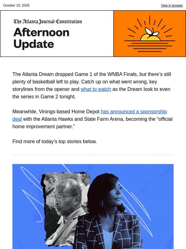 Afternoon Update: Long-shot Georgia Democrat is gaining attention email from The Atlanta Journal-Constitution
