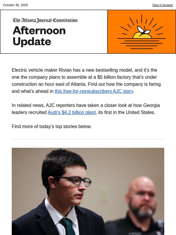 Afternoon Update: Georgia Power names new CEO amid expansion plan email from The Atlanta Journal-Constitution