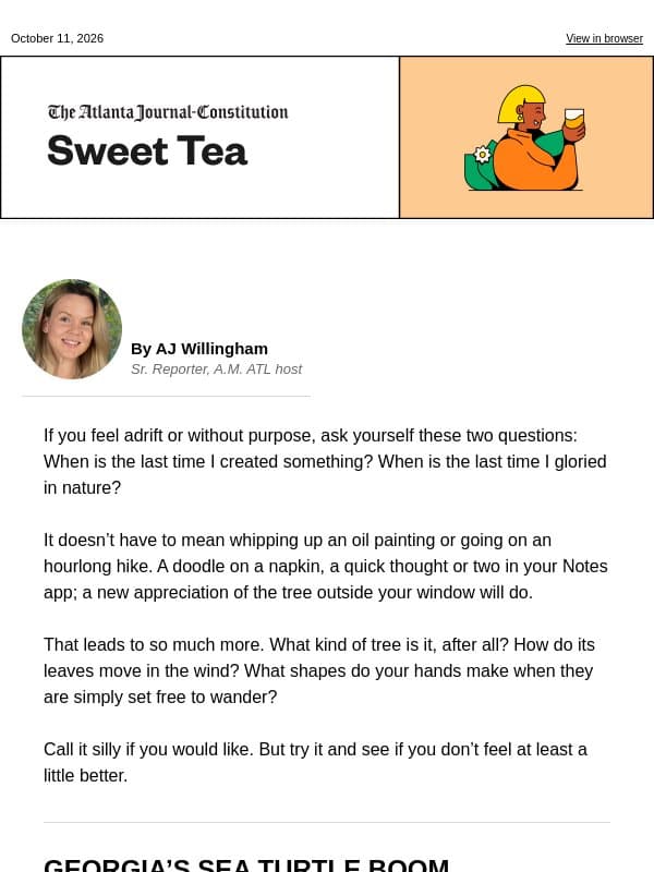 Sweet Tea: Beach party email from The Atlanta Journal-Constitution