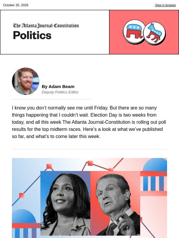 Who’s up? email from The Atlanta Journal-Constitution