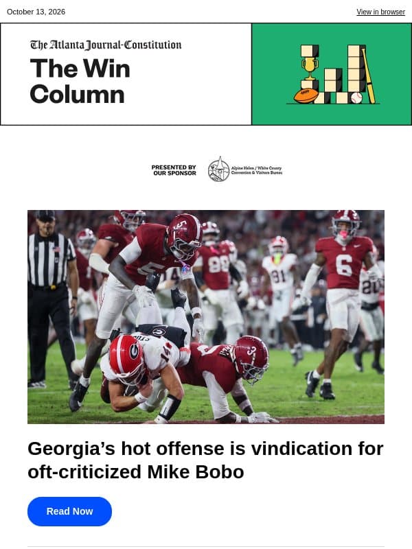 Bobo's no bozo email from The Atlanta Journal-Constitution