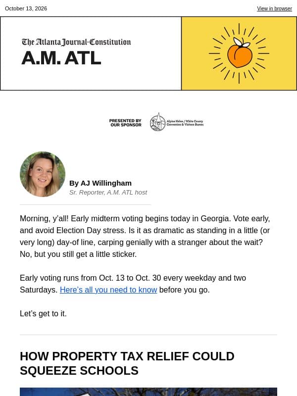 A.M. ATL: Sweet memories email from The Atlanta Journal-Constitution