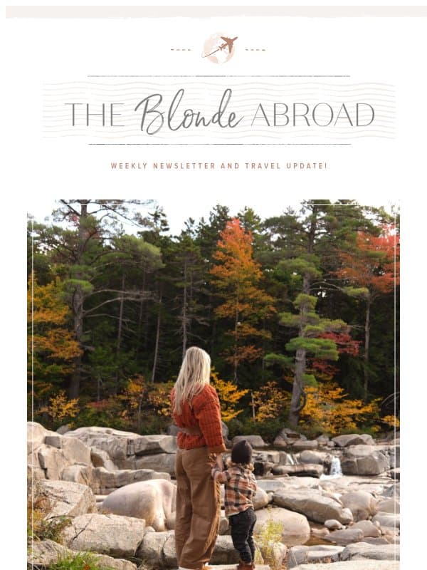 Happy Fall Y'all 🍁 email from The Blonde Abroad