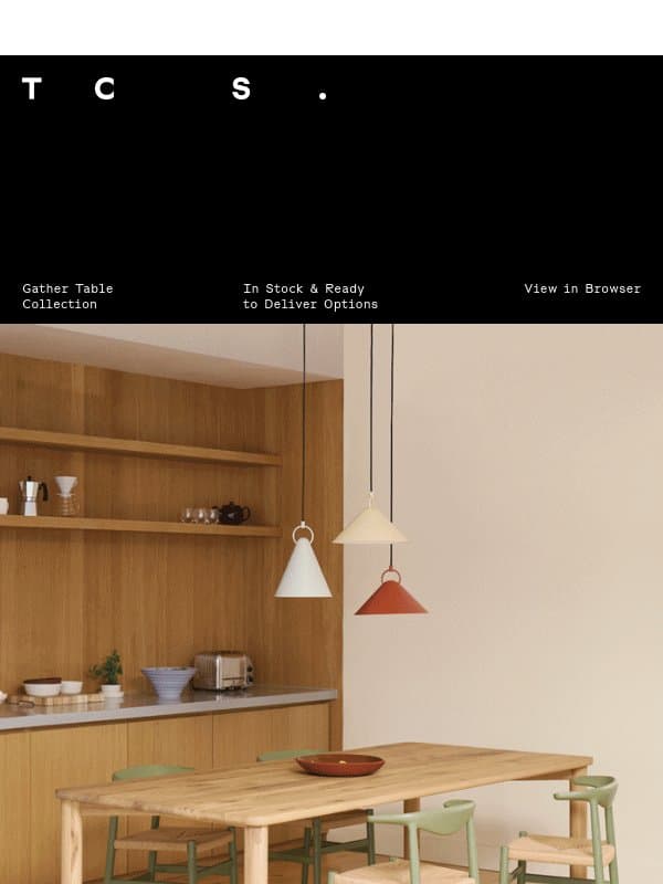Gather Table Collection email from The Conran Shop