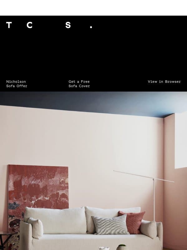 Nicholson Sofa Offer email from The Conran Shop