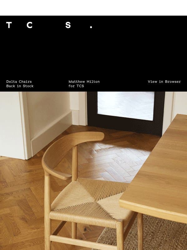 Delta Chairs Back in Stock email from The Conran Shop