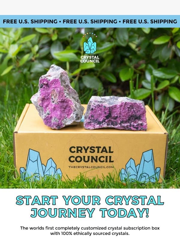 FREE Mystery Crystal đź‘€ email from The Crystal Council