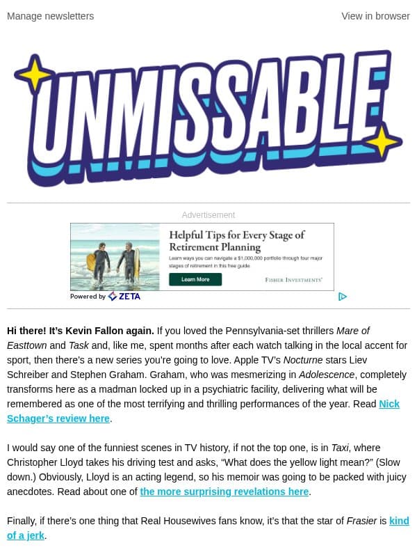 Terrifying Emmy Winner Makes Thrilling New Show a Must-See email from The Daily Beast