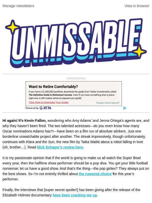 Oscar Winner’s Latest Feel-Good Fable is Very, Very Bad email from The Daily Beast