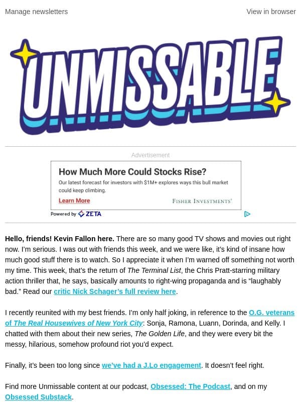 Chris Pratt’s MAGA Fever Dream Show Is Laughably Awful email from The Daily Beast