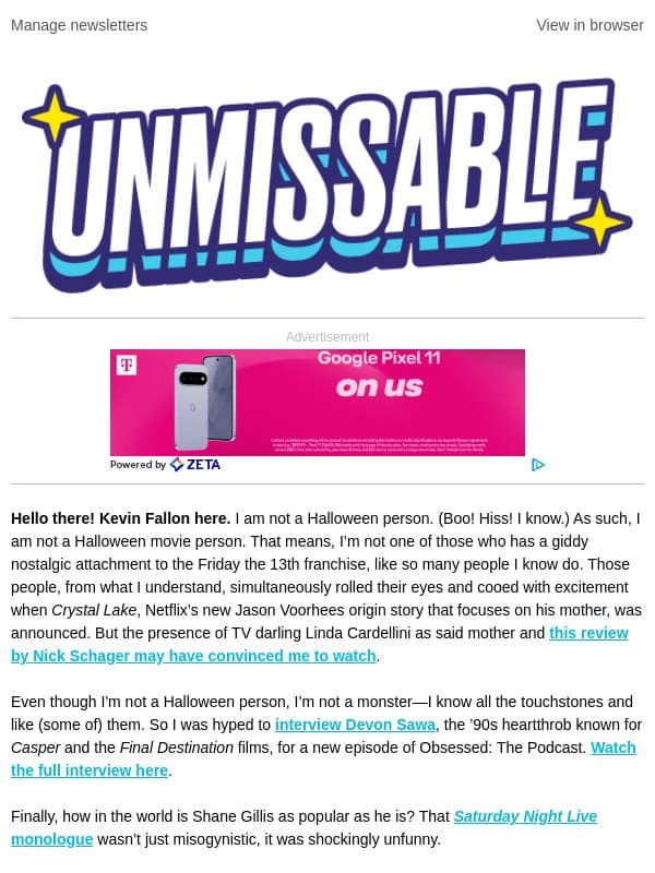 Emmy Winner Steals This Horror Show as Slasher Villain’s Mom email from The Daily Beast