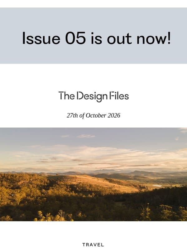 The Design Files Daily - 5 Spots To Visit In + Around Hobart, According To A Designer email from The Design Files