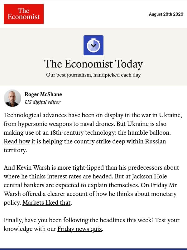 Ukrainian military balloons may spoil Russia’s party email from The Economist