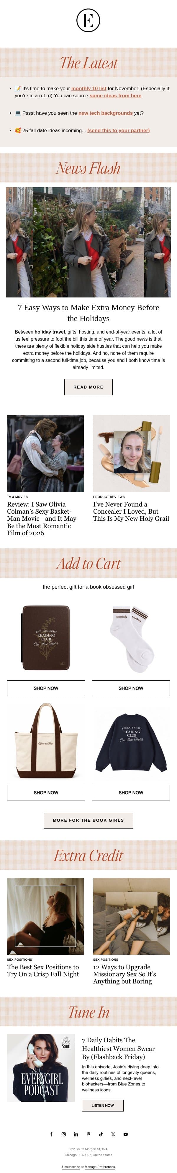 I'm anti-concealer...but I love this one ๐ email from The Everygirl screenshot