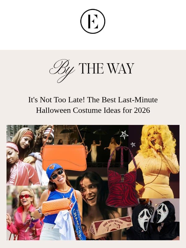 top 5 last-minute costumes that still eat 👻 email from The Everygirl