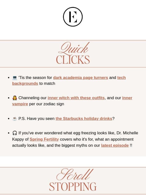 how the hunter moon affects you 🌕 email from The Everygirl