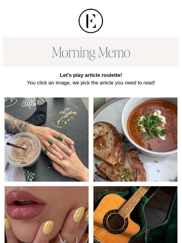 new wallpapers and crockpot recipes 🍩🍎💻 email from The Everygirl