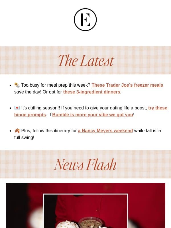 starbucks holiday drinks are here πβ email from The Everygirl