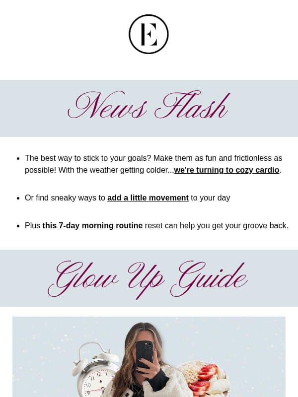 october is the new january? 🤔 email from The Everygirl