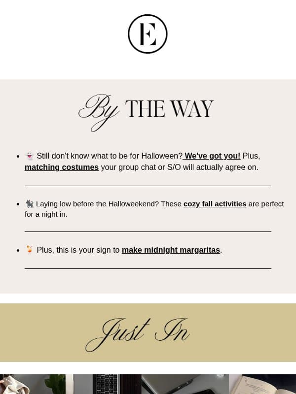 your sign to make midnight margaritas 🍹👻 email from The Everygirl