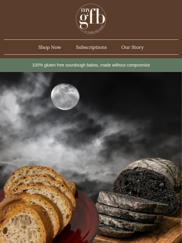 A little frightening how soon these are leaving 👻 email from The Gluten Free Bakery