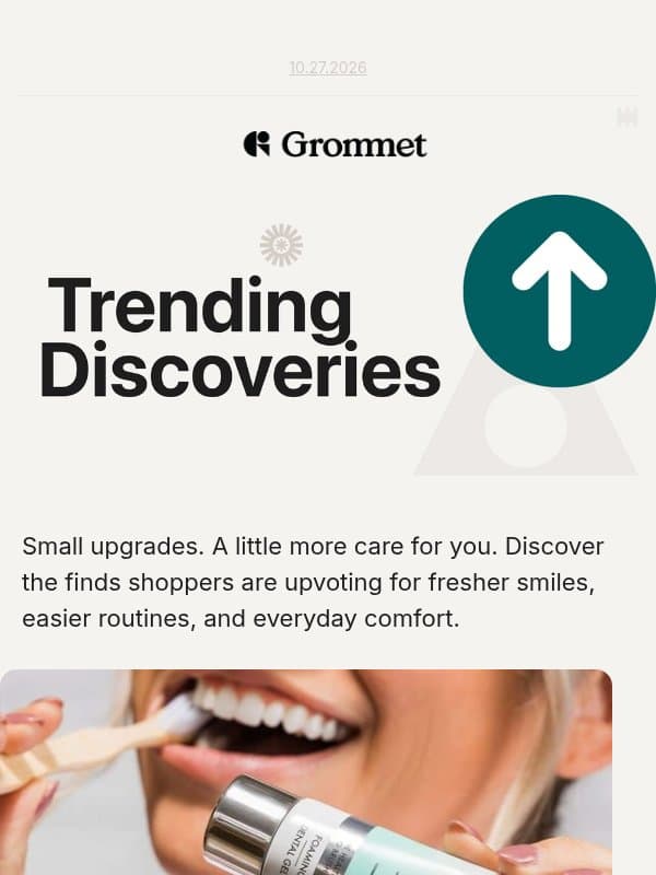 A little more care for you 🧡 email from The Grommet