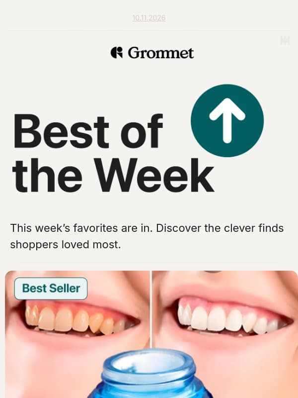🏆 This week’s favorites, all in one place email from The Grommet