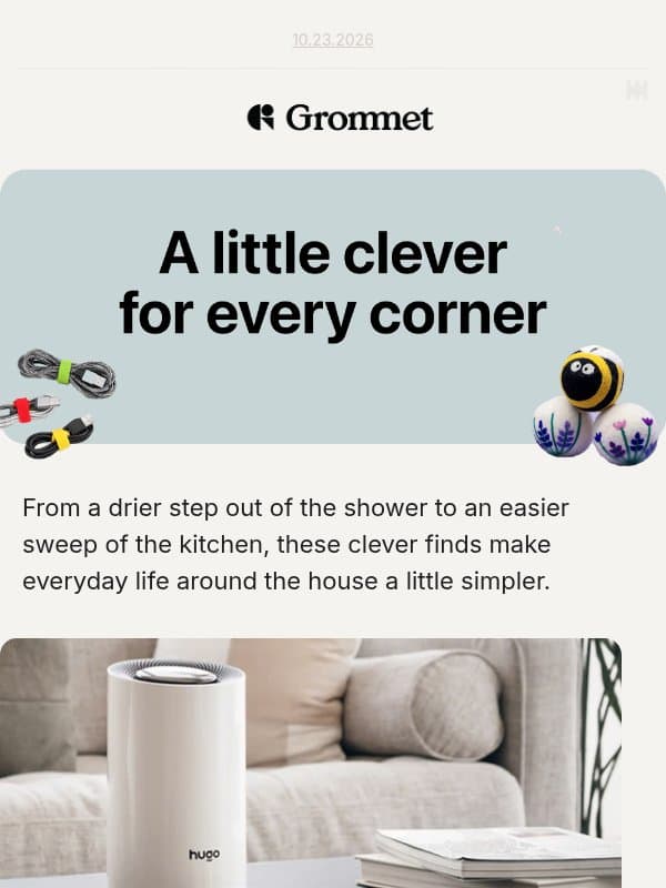 Soggy bath mats? Dustpans? There’s a better way 🏡 email from The Grommet