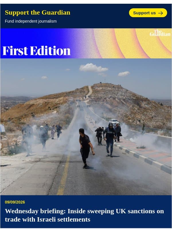 Diplomatic dominoes | First Edition email from The Guardian