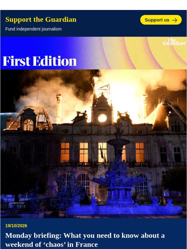 Beyond the barricades | First Edition email from The Guardian
