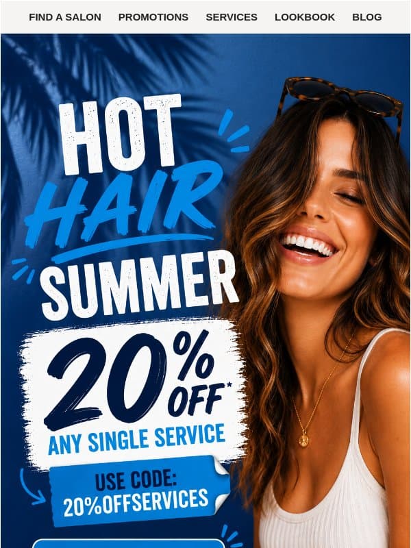 π£ We're entering our reminder era. email from The Hair Cuttery