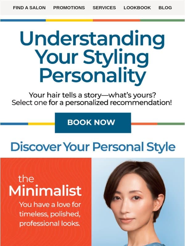 Be honest... whatβs your hair personality? email from The Hair Cuttery