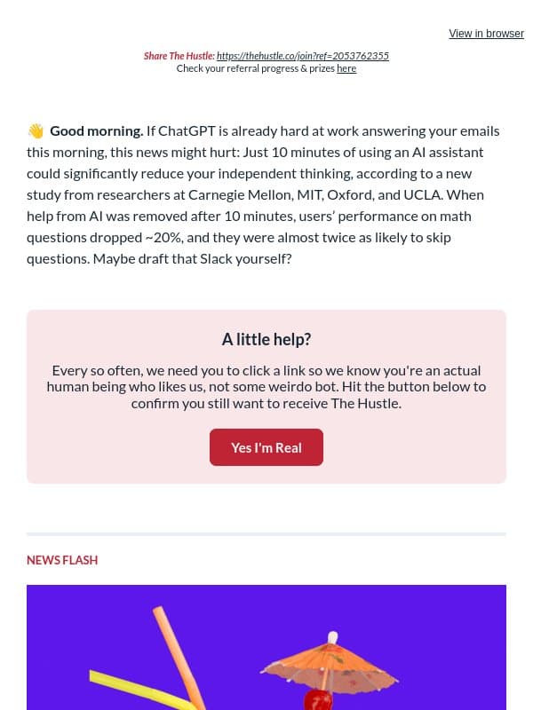 💻 Build your own computer email from The Hustle