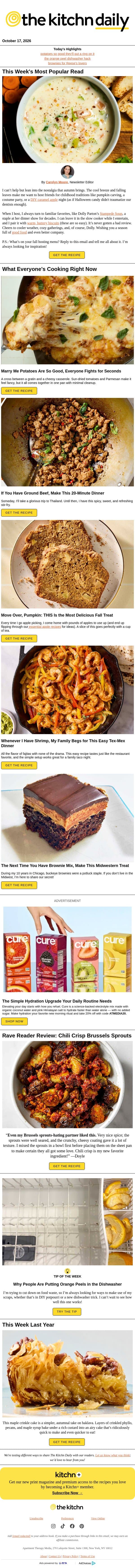 Dolly Parton’s Legendary “Stampede Soup” Is the Easiest Comfort Dinner Ever email from The Kitchn screenshot