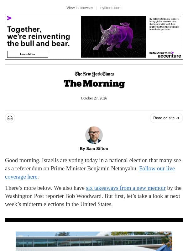 The Morning: The surprise tossups email from The New York Times