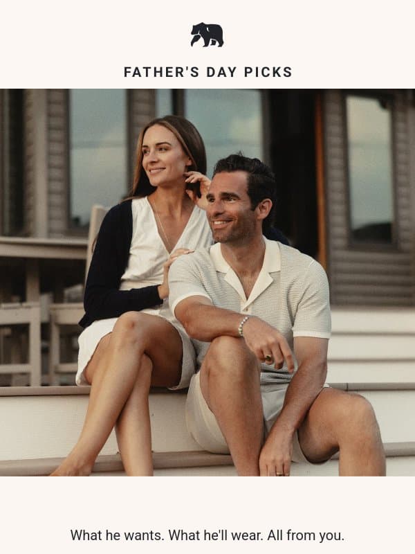 Father's Day Picks Are In email from The Normal Brand