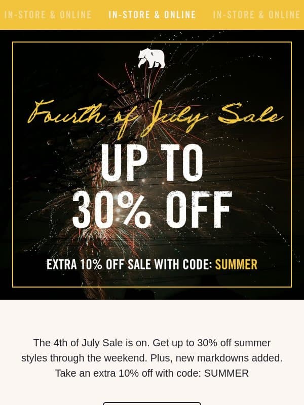 Up to 30% Off + Additional 10% Off Clearance 🇺🇸 email from The Normal Brand