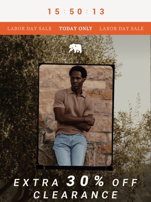 Get an Extra 30% Off email from The Normal Brand