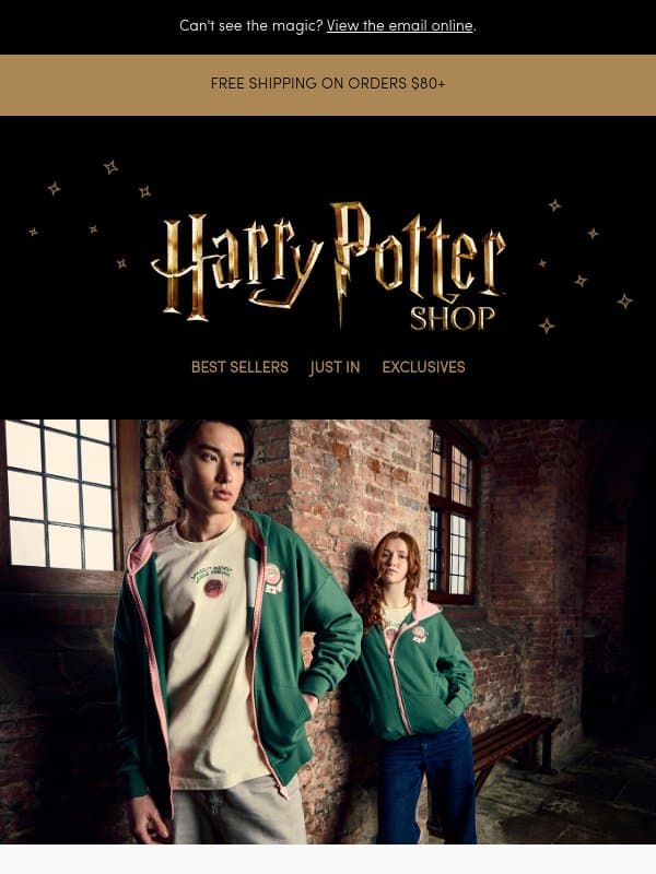 A Sweet Slice of Magic Has Arrived 🍰 email from The Official Harry Potter Shop