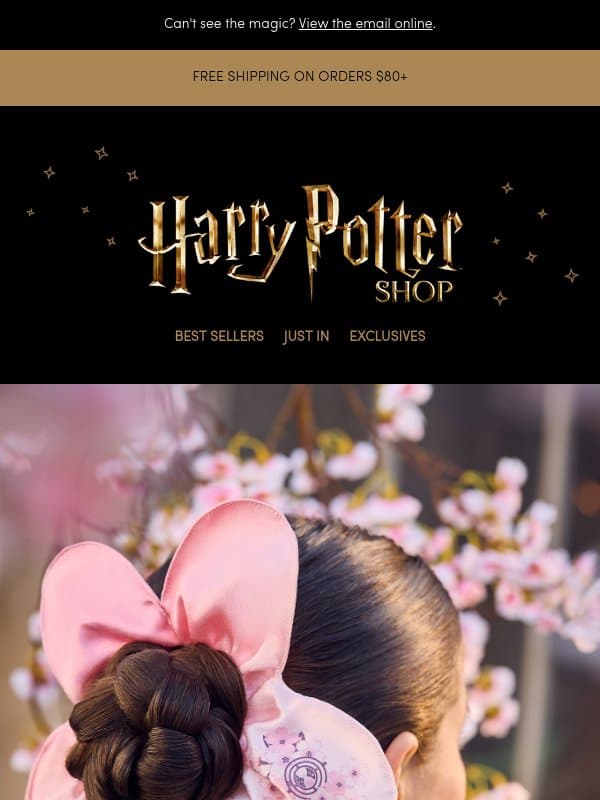 Meet the Accessories Made for Spring Days 🎀 email from The Official Harry Potter Shop
