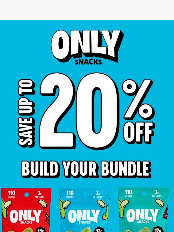 Up to 20% OFF! No Code Needed 🥳 email from The Only Bean