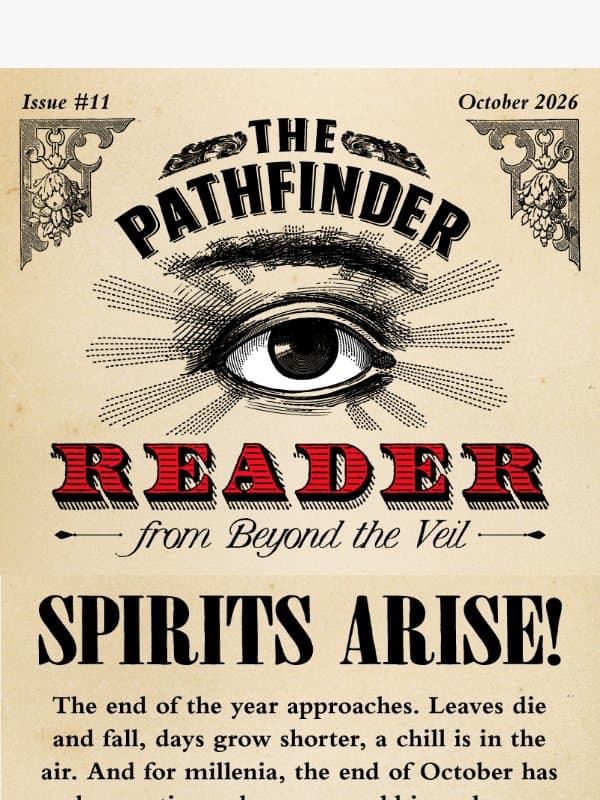 MISCHIEF LURKS WHEN THE VEIL IS THIN email from The Pathfinder