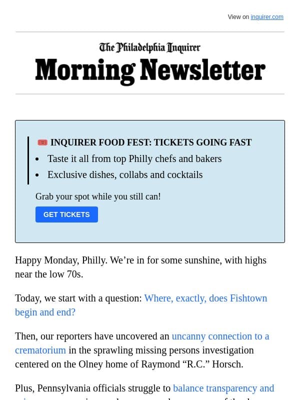 🐟 Fishtown’s fuzzy borders email from The Philadelphia Inquirer