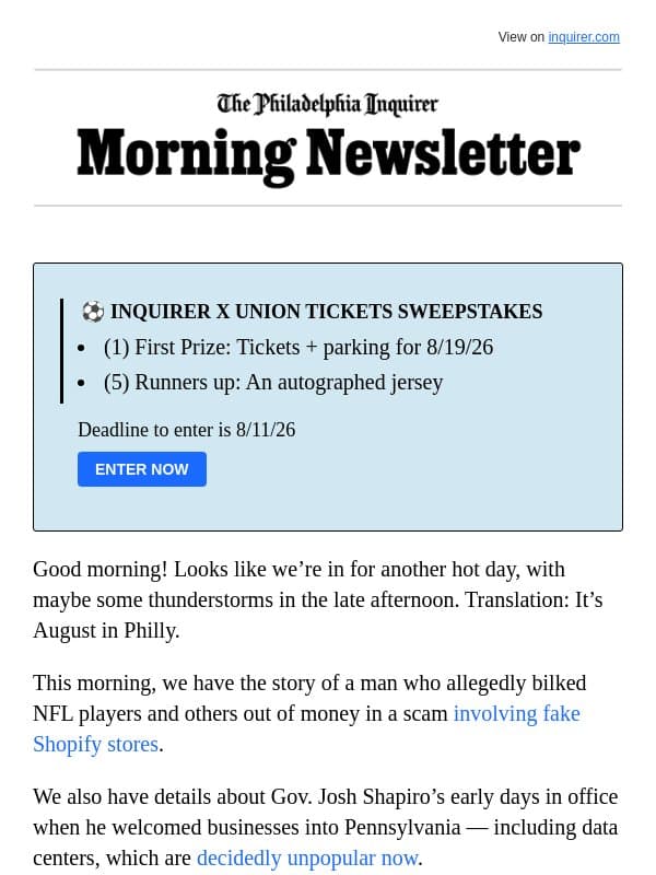 Scamming NFL players and regular people email from The Philadelphia Inquirer