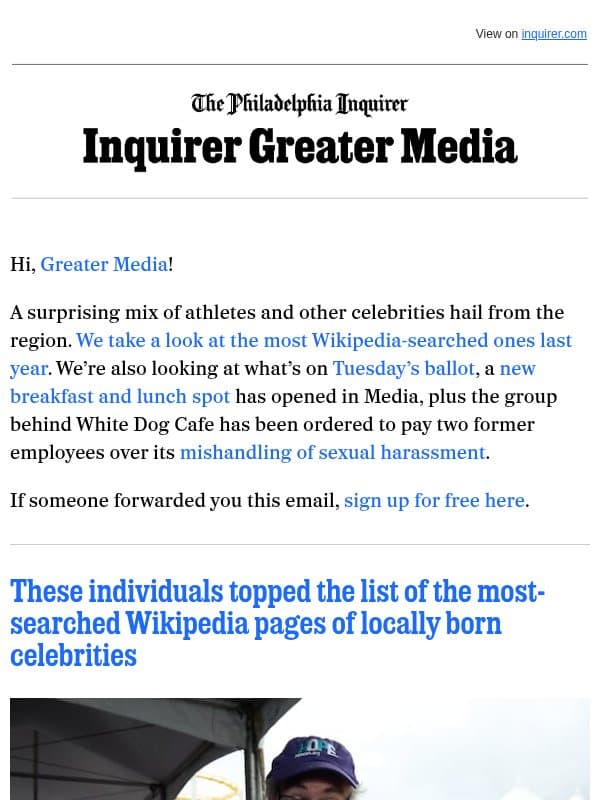 The ‘Star Trek’ actor you didn’t know was from Media email from The Philadelphia Inquirer